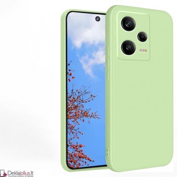 Liquid Air silikoninis šviesiai žalias dėklas - su kameros apsauga (Xiaomi Redmi Note 12 Pro Plus) Liquid Air silikoninis šviesiai žalias dėklas - su kameros apsauga (Xiaomi Redmi Note 12 Pro Plus)
